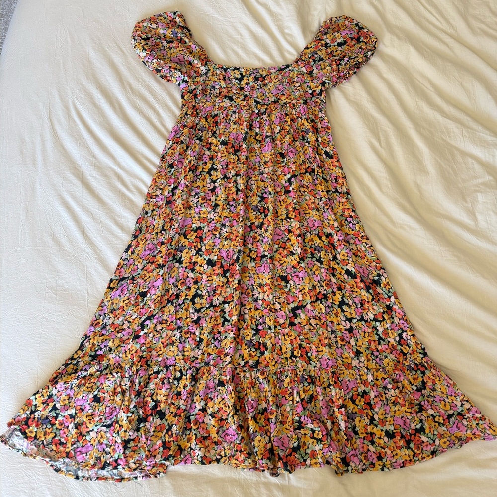 Colorful Smocked Dress